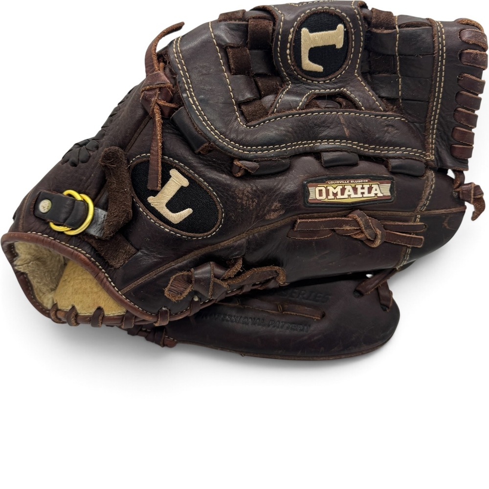 Louisville Slugger Omaha Pro Adult Baseball Glove Size 12.5 Brown Leather RHT